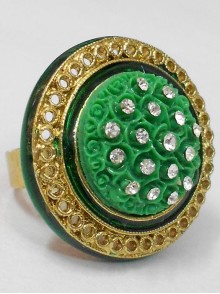 Kundan Finger Ring